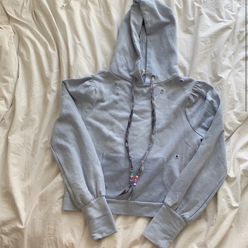 Love Shack Fancy Distressed Hoodie